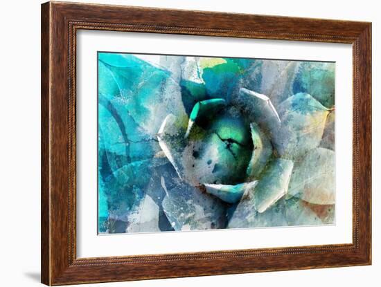 Agave Abstract I-Sisa Jasper-Framed Art Print