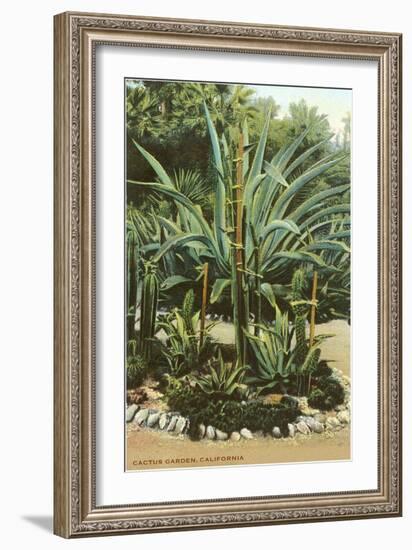 Agave and Cactus, Huntington Gardens-null-Framed Premium Giclee Print