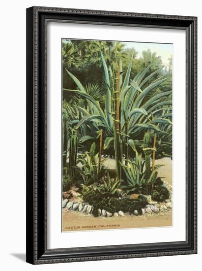 Agave and Cactus, Huntington Gardens-null-Framed Premium Giclee Print