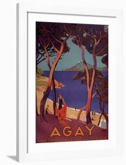 Agay-Roger Broders-Framed Art Print