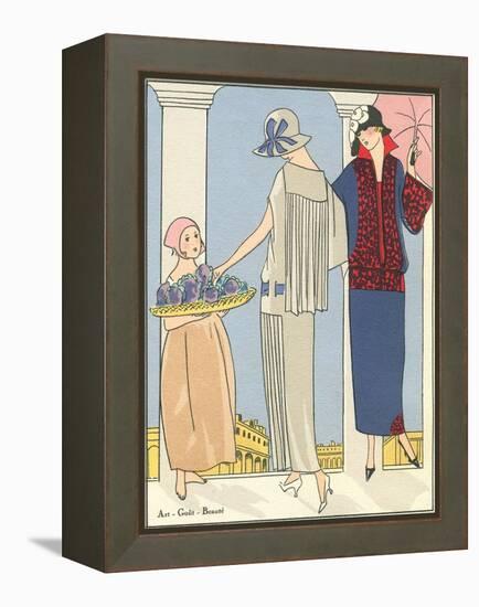 AGB Fashion Illustration-null-Framed Stretched Canvas