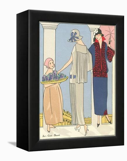 AGB Fashion Illustration-null-Framed Stretched Canvas