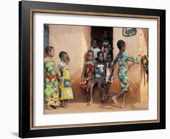 Agboli-Agbo Dedjlani, Abomey, Benin (Dahomey), Africa-Bruno Barbier-Framed Photographic Print