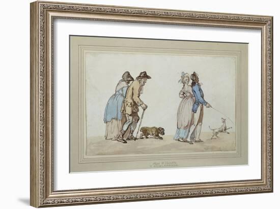 Age and Youth-Thomas Rowlandson-Framed Giclee Print