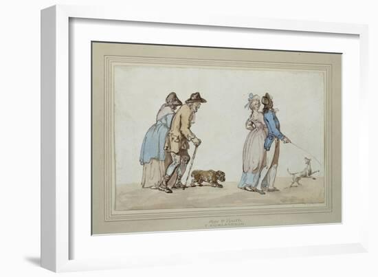 Age and Youth-Thomas Rowlandson-Framed Giclee Print