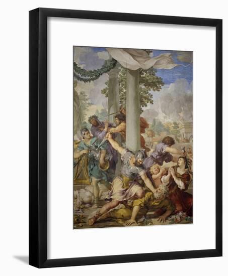 Age of Iron, Detail from Four Ages of Man, 1637-1641-Pietro da Cortona-Framed Premium Giclee Print