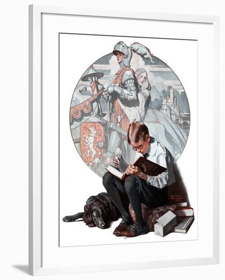 "Age of Romance", November 10,1923-Norman Rockwell-Framed Giclee Print