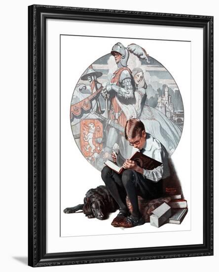 "Age of Romance", November 10,1923-Norman Rockwell-Framed Giclee Print