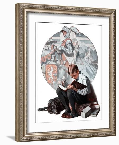 "Age of Romance", November 10,1923-Norman Rockwell-Framed Giclee Print