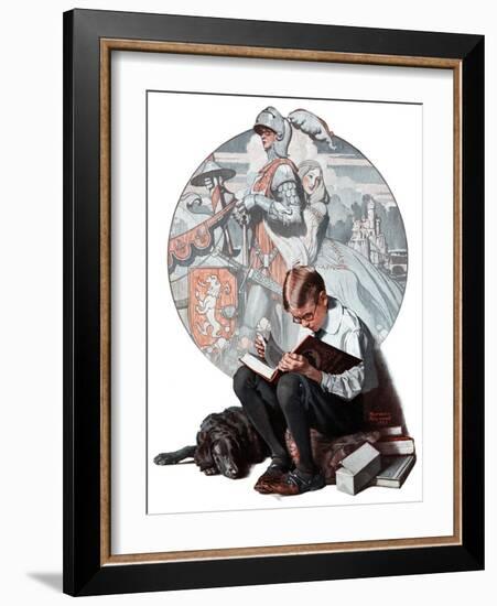 "Age of Romance", November 10,1923-Norman Rockwell-Framed Giclee Print