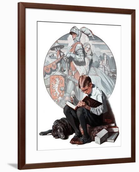 "Age of Romance", November 10,1923-Norman Rockwell-Framed Giclee Print