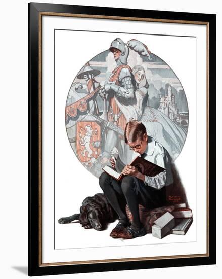 "Age of Romance", November 10,1923-Norman Rockwell-Framed Giclee Print