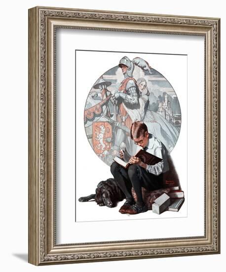 "Age of Romance", November 10,1923-Norman Rockwell-Framed Giclee Print