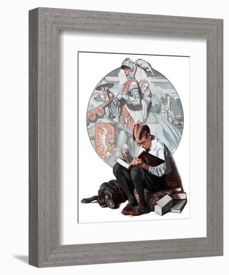 "Age of Romance", November 10,1923-Norman Rockwell-Framed Giclee Print