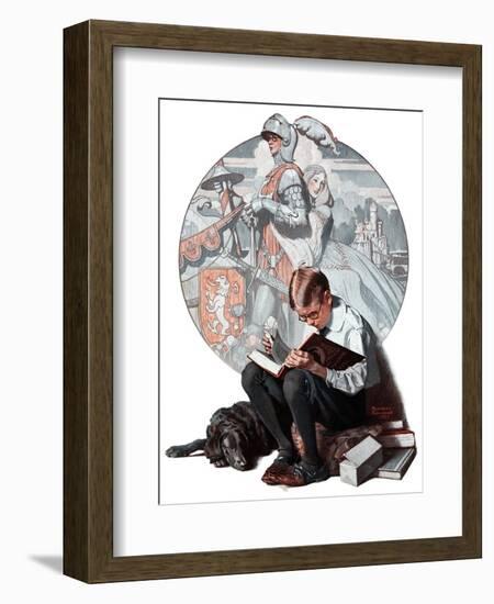 "Age of Romance", November 10,1923-Norman Rockwell-Framed Giclee Print