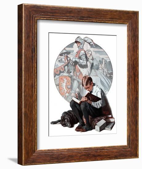 "Age of Romance", November 10,1923-Norman Rockwell-Framed Giclee Print