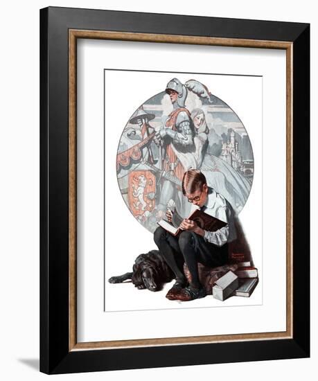 "Age of Romance", November 10,1923-Norman Rockwell-Framed Giclee Print