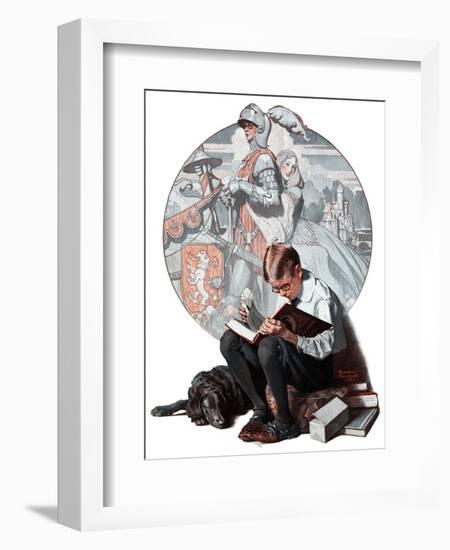 "Age of Romance", November 10,1923-Norman Rockwell-Framed Giclee Print