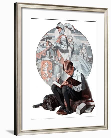 "Age of Romance", November 10,1923-Norman Rockwell-Framed Giclee Print