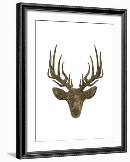 Aged Deer Mate-Jace Grey-Framed Art Print