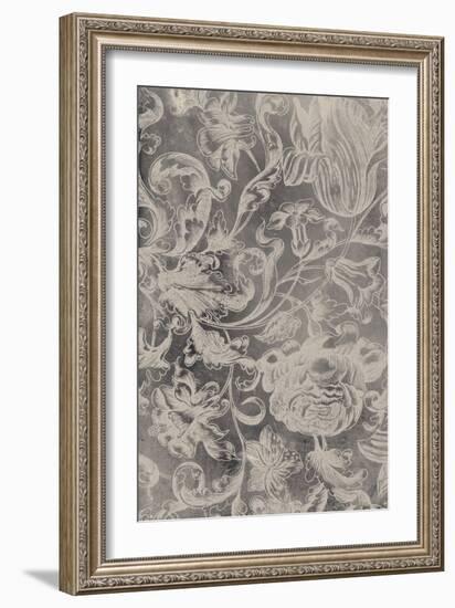 Aged Floral I-Vision Studio-Framed Art Print