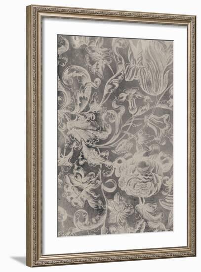 Aged Floral I-Vision Studio-Framed Premium Giclee Print