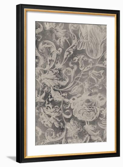 Aged Floral I-Vision Studio-Framed Premium Giclee Print