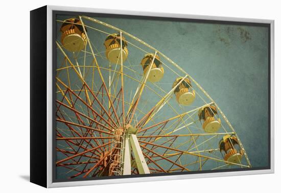 Aged Vintage Photo of Carnival Ferris Wheel with Toned F/X-Kuzma-Framed Premier Image Canvas