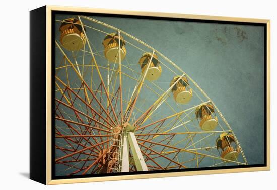 Aged Vintage Photo of Carnival Ferris Wheel with Toned F/X-Kuzma-Framed Premier Image Canvas