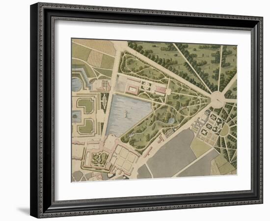 Agence des bâtiments impériaux : planche d'un album représentant le château-null-Framed Giclee Print