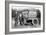 Agents Capture a Vehicle Loaded with Liquor as it Got a Flat Tire-null-Framed Art Print