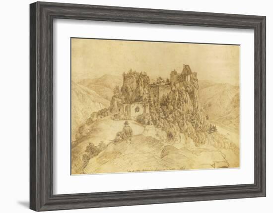 Aggstein Castle-B. Klein-Framed Collectable Print