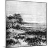 Agha Valley, Central Pampa, Argentina, 1895-null-Mounted Giclee Print