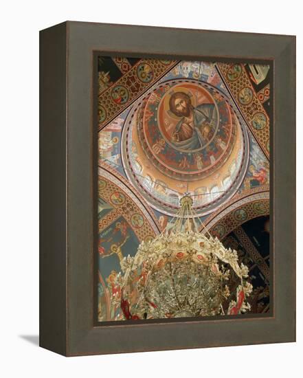 Aghios Minas Cathedral, Heraklion, Crete, Greece-Peter Thompson-Framed Premier Image Canvas