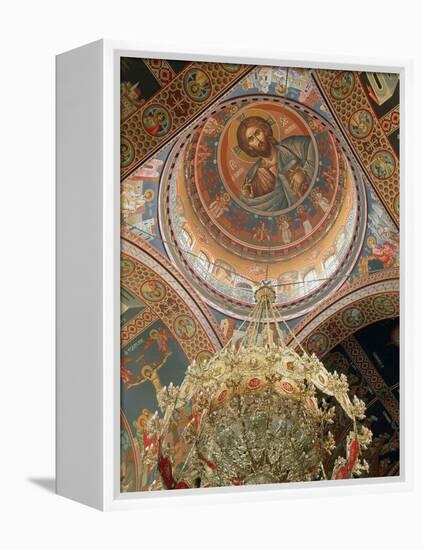 Aghios Minas Cathedral, Heraklion, Crete, Greece-Peter Thompson-Framed Premier Image Canvas