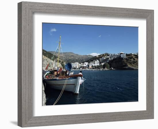 Agia Galini, South Coast, Crete, Greek Islands, Greece-Michael Short-Framed Photographic Print