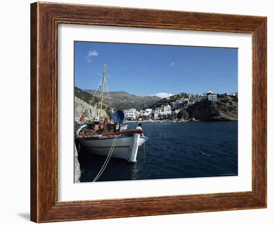 Agia Galini, South Coast, Crete, Greek Islands, Greece-Michael Short-Framed Photographic Print