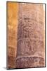 Agilkia Island, Aswan, Egypt. Carvings on column at Philae Temple, a UNESCO World Heritage Site.-Emily Wilson-Mounted Photographic Print