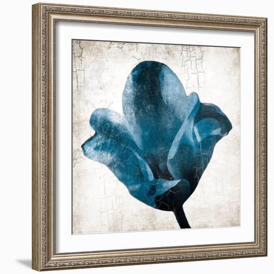 Aging Blues-Jace Grey-Framed Art Print