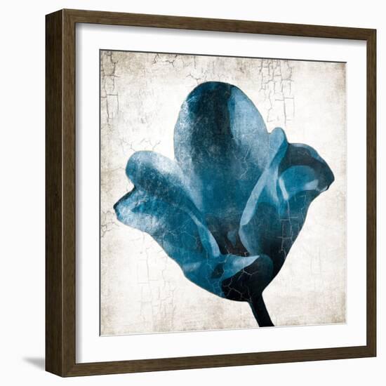 Aging Blues-Jace Grey-Framed Art Print