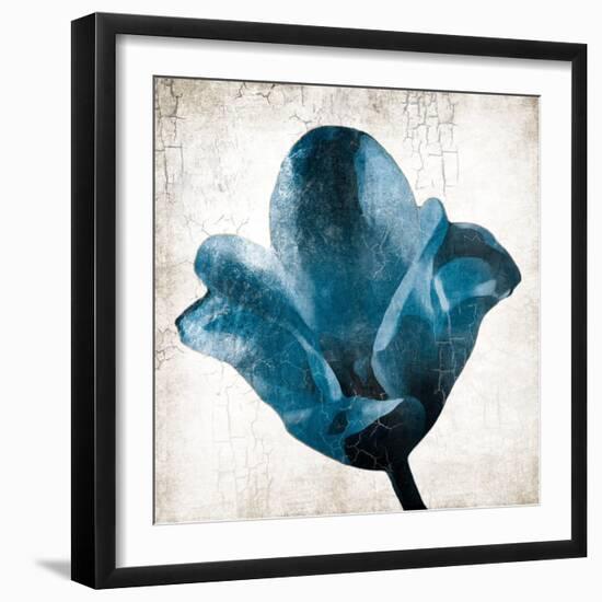 Aging Blues-Jace Grey-Framed Art Print