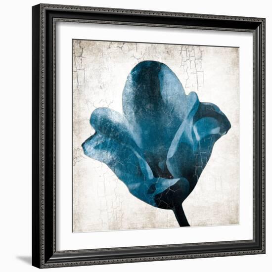 Aging Blues-Jace Grey-Framed Art Print
