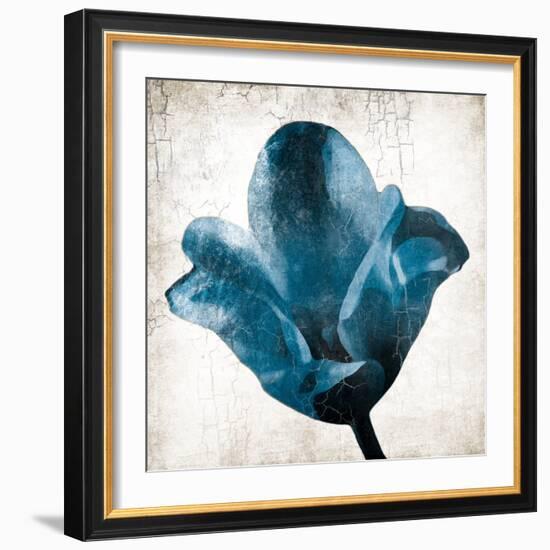 Aging Blues-Jace Grey-Framed Art Print