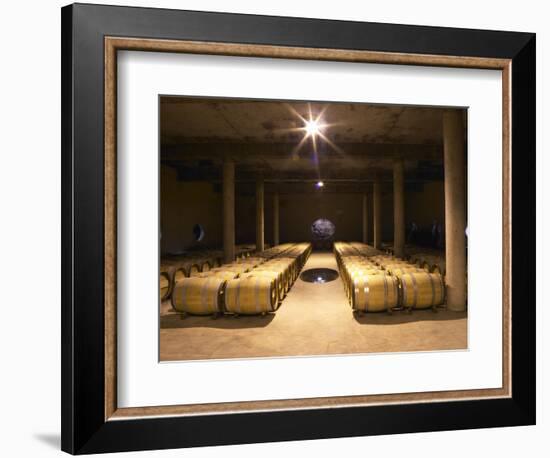 Aging Cellar at Vignoble, Tour De Verdots, Bergerac, France-Per Karlsson-Framed Photographic Print