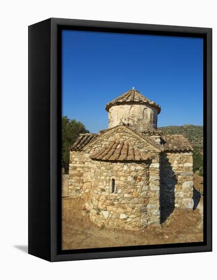 Agio Apostoli, Byzantine Church, Naxos, Cyclades Islands, Greek Islands, Greece, Europe-Tuul-Framed Premier Image Canvas