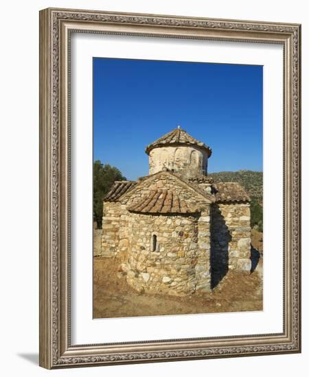 Agio Apostoli, Byzantine Church, Naxos, Cyclades Islands, Greek Islands, Greece, Europe-Tuul-Framed Photographic Print