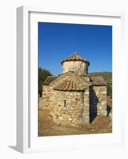 Agio Apostoli, Byzantine Church, Naxos, Cyclades Islands, Greek Islands, Greece, Europe-Tuul-Framed Photographic Print