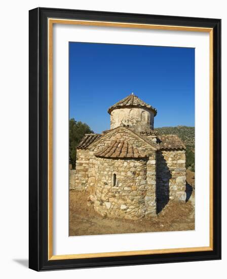 Agio Apostoli, Byzantine Church, Naxos, Cyclades Islands, Greek Islands, Greece, Europe-Tuul-Framed Photographic Print