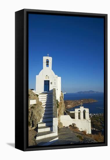 Agios Constantinos Church, Hora, Serifos Island, Cyclades, Greek Islands, Greece, Europe-Tuul-Framed Premier Image Canvas