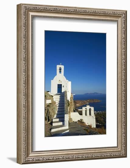 Agios Constantinos Church, Hora, Serifos Island, Cyclades, Greek Islands, Greece, Europe-Tuul-Framed Photographic Print